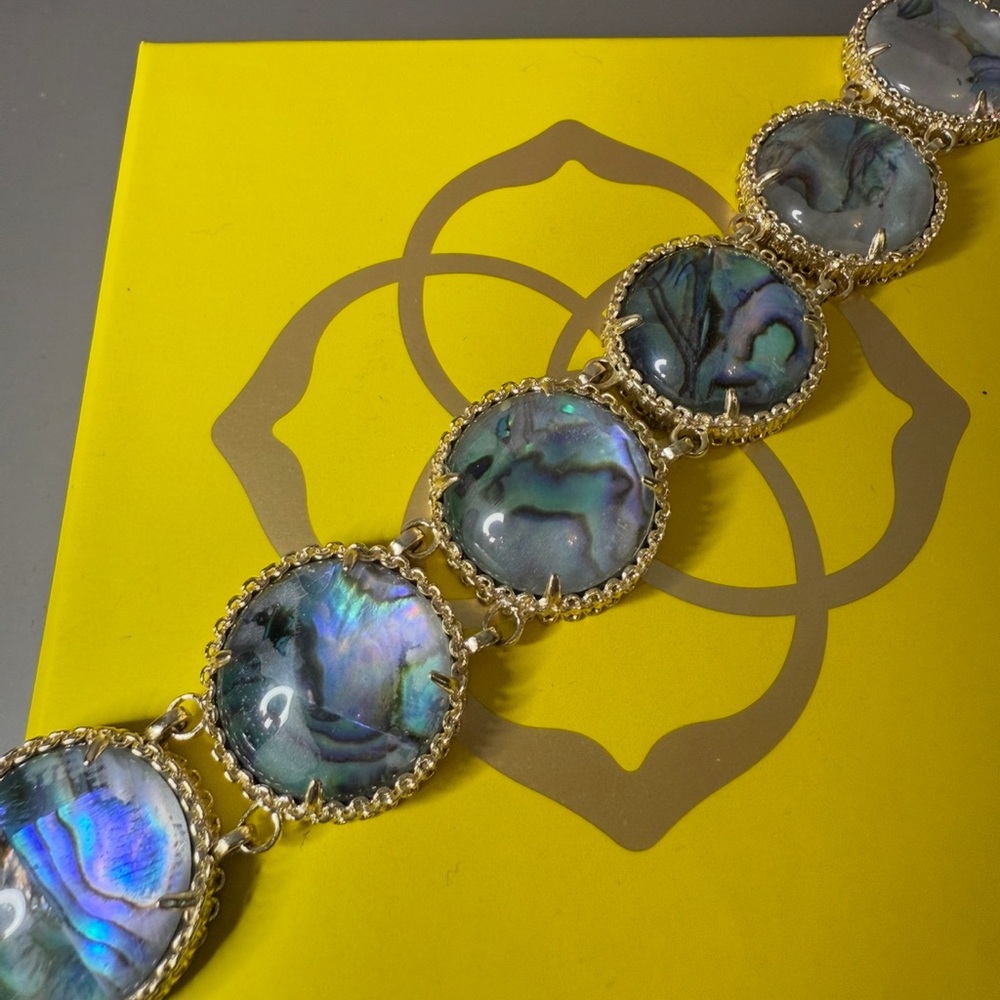 VINTAGE Kendra Scott Abalone Shell Ailee Bracelet